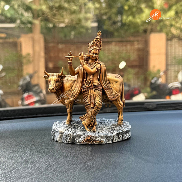 Krishna and Cow: Blessings for Every Journey